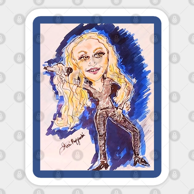 Carrie Underwood Sticker by TheArtQueenOfMichigan 